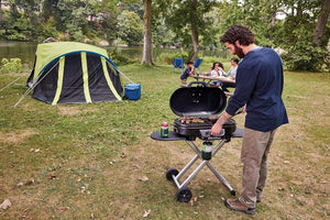 RoadTrip 285 Portable Stand - Up Propane Grill with 3 Adjustable Burners & Instastart Ignition, 20,000 BTUs of Power for Outdoor Cooking, Camping, Tailgating, Grilling, BBQs, & More - Wigtrends