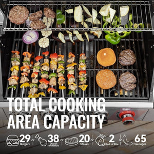 Royal Gourmet GA5401T 5 - Burner Propane Gas Grill with Sear Burner and Side Burner, Stainless Steel BBQ Grill with 632 Sq. In. Grilling Area for Outdoor Barbecue Cooking, 64,000 BTUs, Silver - Wigtrends