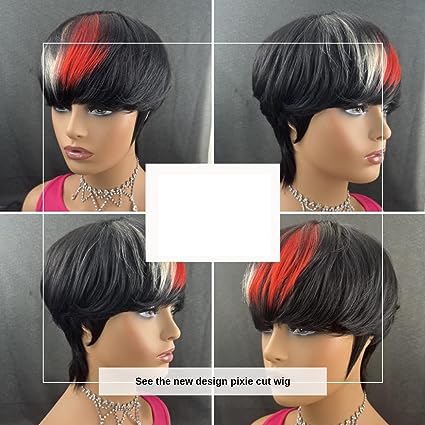 Short Blonde Hair Wigs For Black Women Short Wig Short Pixie Cuts Wigs Synthetic Short Wigs - Wigtrends