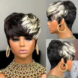 Short Blonde Hair Wigs For Black Women Short Wig Short Pixie Cuts Wigs Synthetic Short Wigs - Wigtrends