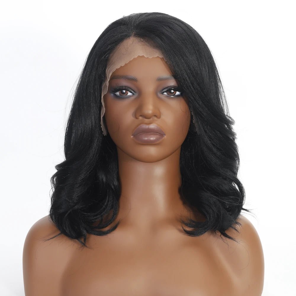 Short Bob Body Wave Synthetic Lace Front Wigs - Wigtrends