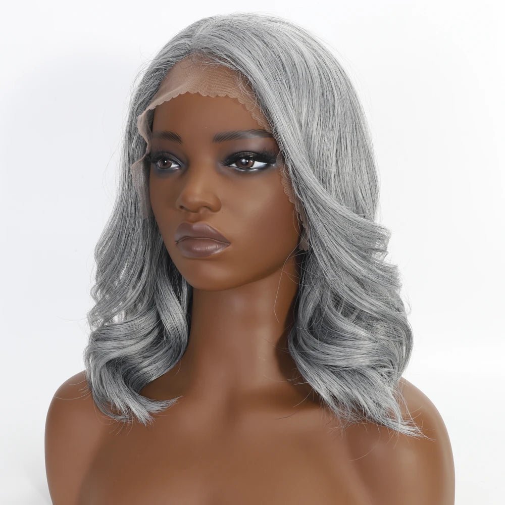 Short Bob Body Wave Synthetic Lace Front Wigs - Wigtrends