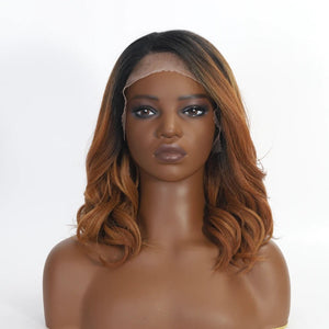 Short Bob Body Wave Synthetic Lace Front Wigs - Wigtrends