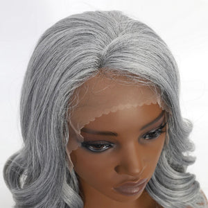 Short Bob Body Wave Synthetic Lace Front Wigs - Wigtrends