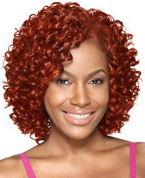 Short Cut Curly Synthetic Bob Wig - Wigtrends