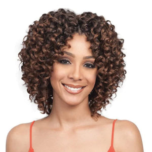 Short Cut Curly Synthetic Bob Wig - Wigtrends