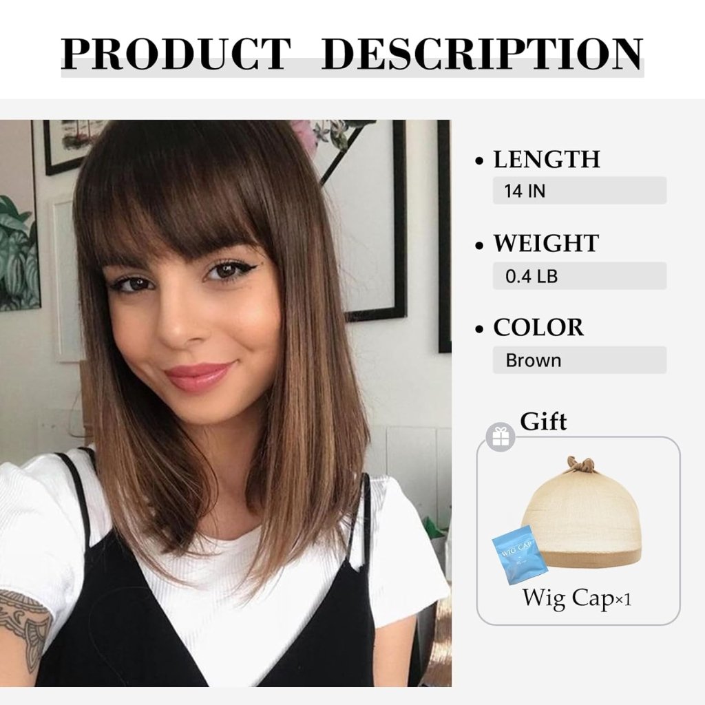 Short Middle Part Salt and Pepper Grey Human Hair Wigs for Women - Wigtrends