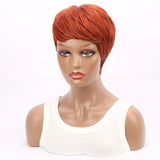 Short Pixie Cut Straight Synthetic Wig - Wigtrends