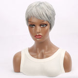 Short Pixie Cut Straight Synthetic Wig - Wigtrends