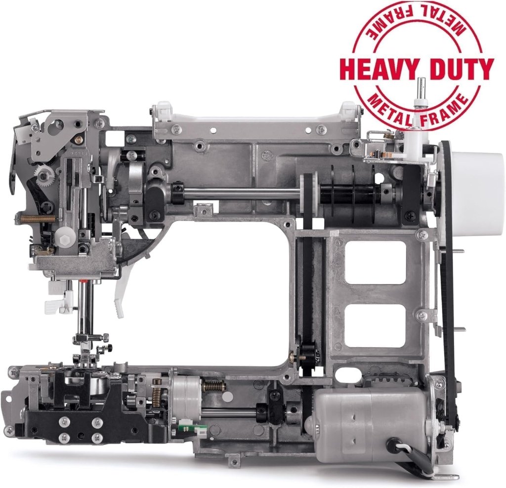 SINGER Heavy Duty 4452 High Speed Sewing Machine With Accessory Kit | Strong Motor with Enhanced Piercing Power, 110 Stitch Applications, Full Metal frame, 1 - step Buttonhole & LED Lights - Wigtrends