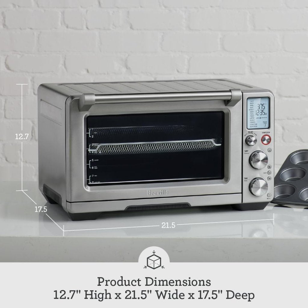 Smart Oven Air Fryer Pro and Convection Oven, Brushed Stainless Steel - Wigtrends