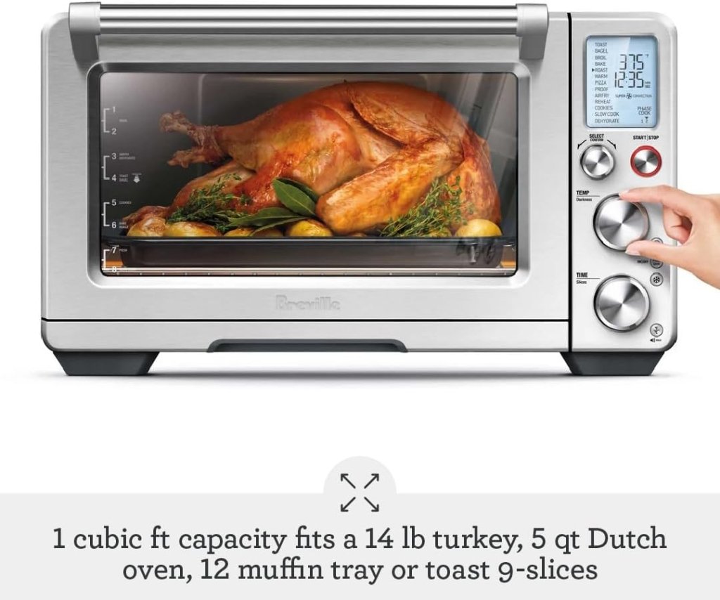 Smart Oven Air Fryer Pro and Convection Oven, Brushed Stainless Steel - Wigtrends