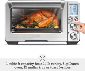 Smart Oven Air Fryer Pro and Convection Oven, Brushed Stainless Steel - Wigtrends