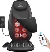 Snailax Shiatsu Massage Cushion with Heat Massage Chair Pad Kneading Back Massager for Home Office Seat use - Wigtrends