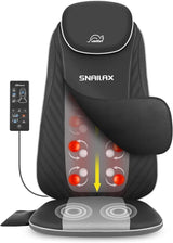 Snailax Shiatsu Massage Cushion with Heat Massage Chair Pad Kneading Back Massager for Home Office Seat use - Wigtrends