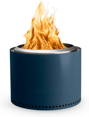 Solo Stove Bonfire 2.0 with Stand, 19.5 Inch Smokeless Fire Pit with Removable Ash Pan - Portable Outdoor Fire Pit - Stainless Steel Wood Burning Fireplace, Ideal for 4 - 6 People, 21.75 lbs - Wigtrends