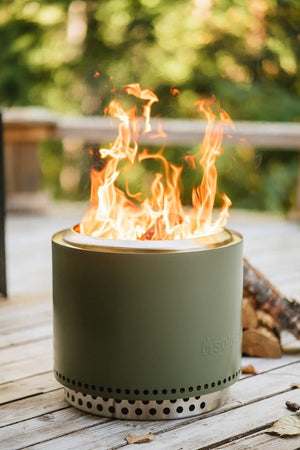 Solo Stove Bonfire 2.0 with Stand, 19.5 Inch Smokeless Fire Pit with Removable Ash Pan - Portable Outdoor Fire Pit - Stainless Steel Wood Burning Fireplace, Ideal for 4 - 6 People, 21.75 lbs - Wigtrends