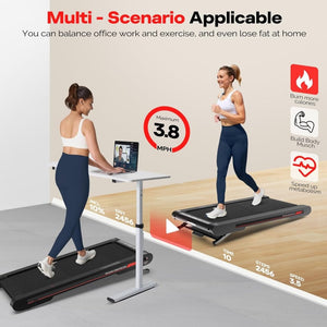 Sperax Walking Vibration Pad with APP, 3 in 1 Under Desk Treadmill, 2.5HP Low Noise Walking Treadmill Pad with Remote Control,Portable Treadmills for Home Office - Wigtrends