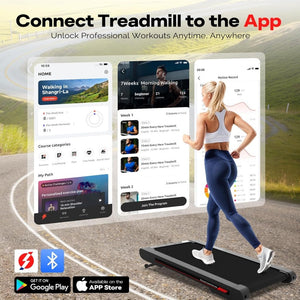 Sperax Walking Vibration Pad with APP, 3 in 1 Under Desk Treadmill, 2.5HP Low Noise Walking Treadmill Pad with Remote Control,Portable Treadmills for Home Office - Wigtrends