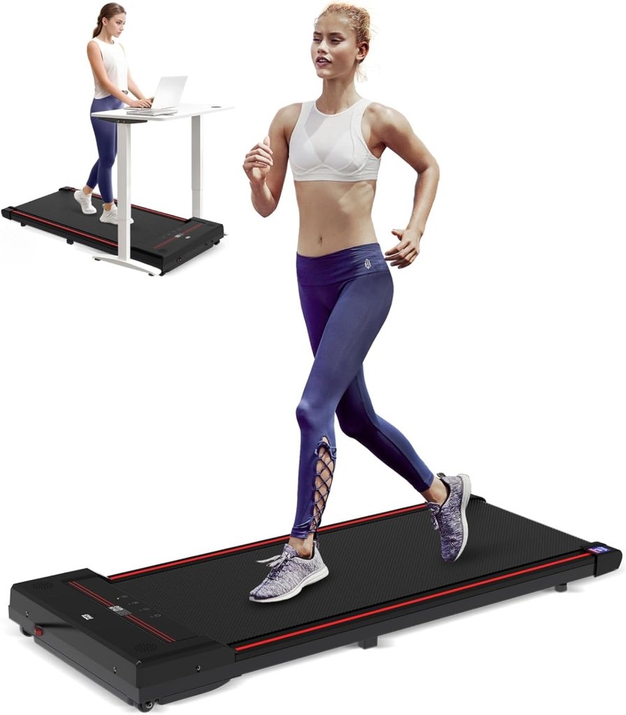 Sperax Walking Vibration Pad with APP, 3 in 1 Under Desk Treadmill, 2.5HP Low Noise Walking Treadmill Pad with Remote Control,Portable Treadmills for Home Office - Wigtrends
