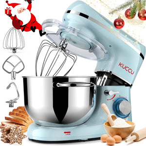 Stand Mixer 6.5 Qt 660W 6 - Speed Tilt - Head Food Dough Mixer, Kitchen Electric Mixer with Stainless Steel Bowl,Dough Hook,Whisk, Beater, Egg white separator - Wigtrends