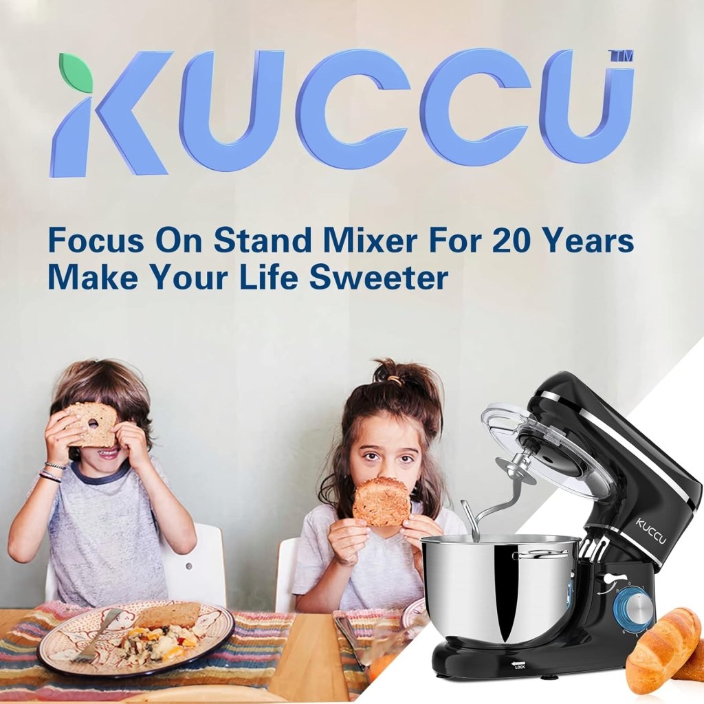 Stand Mixer 6.5 Qt 660W 6 - Speed Tilt - Head Food Dough Mixer, Kitchen Electric Mixer with Stainless Steel Bowl,Dough Hook,Whisk, Beater, Egg white separator - Wigtrends