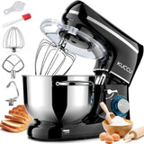 Stand Mixer 6.5 Qt 660W 6 - Speed Tilt - Head Food Dough Mixer, Kitchen Electric Mixer with Stainless Steel Bowl,Dough Hook,Whisk, Beater, Egg white separator - Wigtrends
