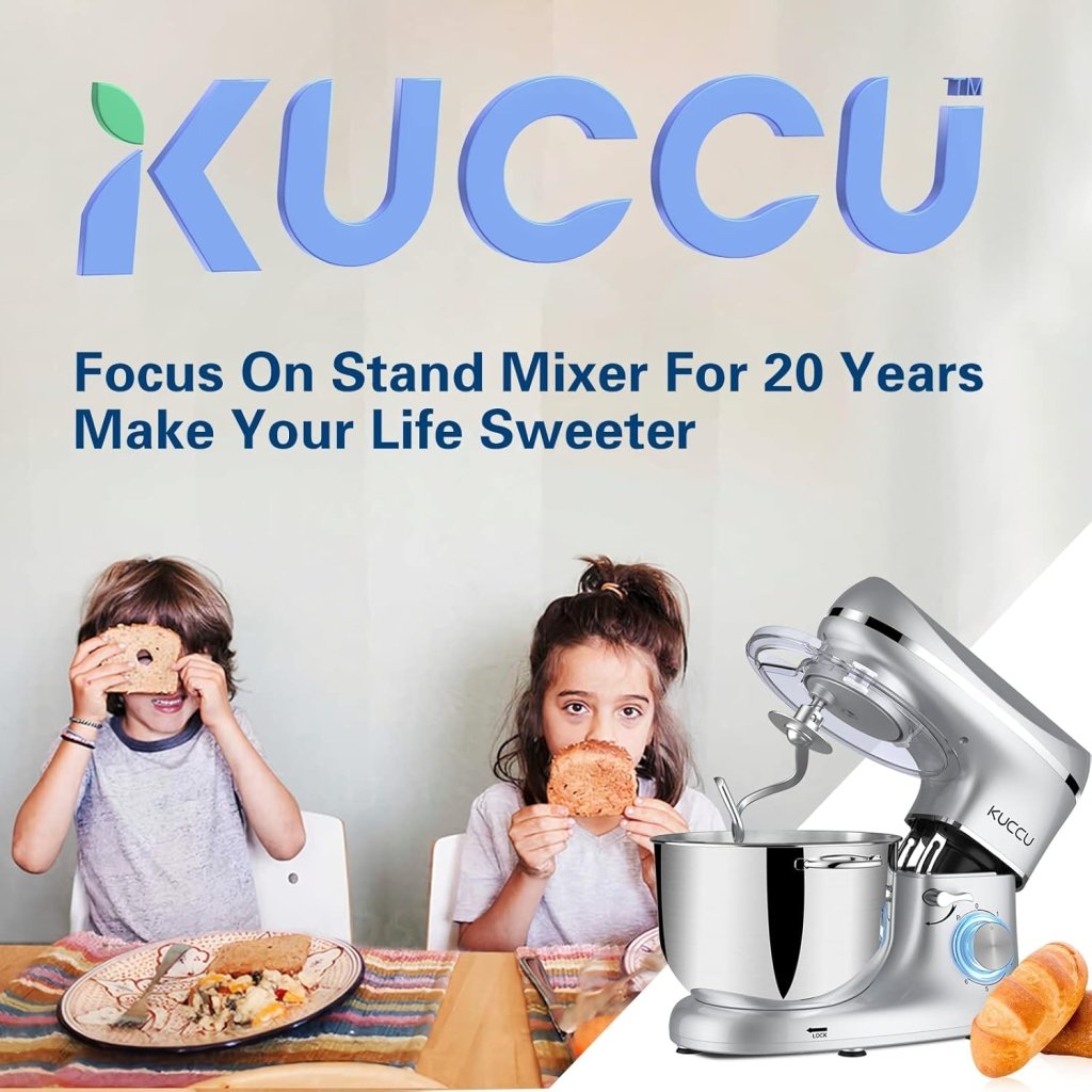 Stand Mixer 6.5 Qt 660W 6 - Speed Tilt - Head Food Dough Mixer, Kitchen Electric Mixer with Stainless Steel Bowl,Dough Hook,Whisk, Beater, Egg white separator - Wigtrends