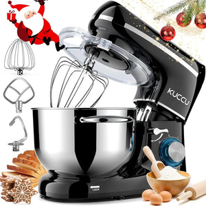 Stand Mixer 6.5 Qt 660W 6 - Speed Tilt - Head Food Dough Mixer, Kitchen Electric Mixer with Stainless Steel Bowl,Dough Hook,Whisk, Beater, Egg white separator - Wigtrends