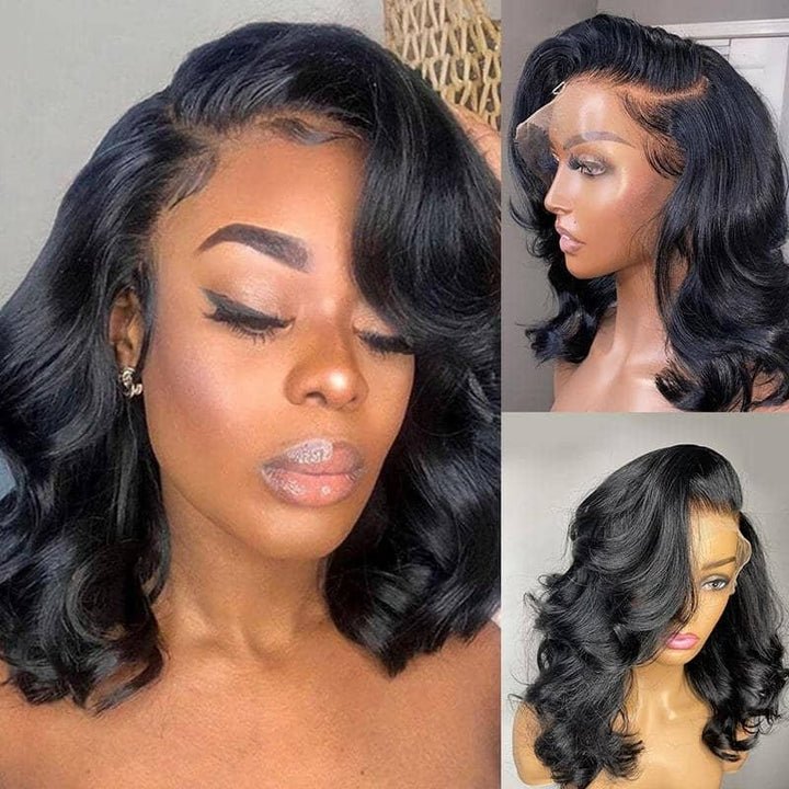 Summer Short Cut Straight Bob Human Hair - Wigtrends