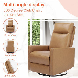 Sweetcrispy Massage Recliner Chair for Adults, Adjustable Home Theater Seating with Lumbar Support for Living Room, Modern Fabric Reclining, Light Grey - Wigtrends