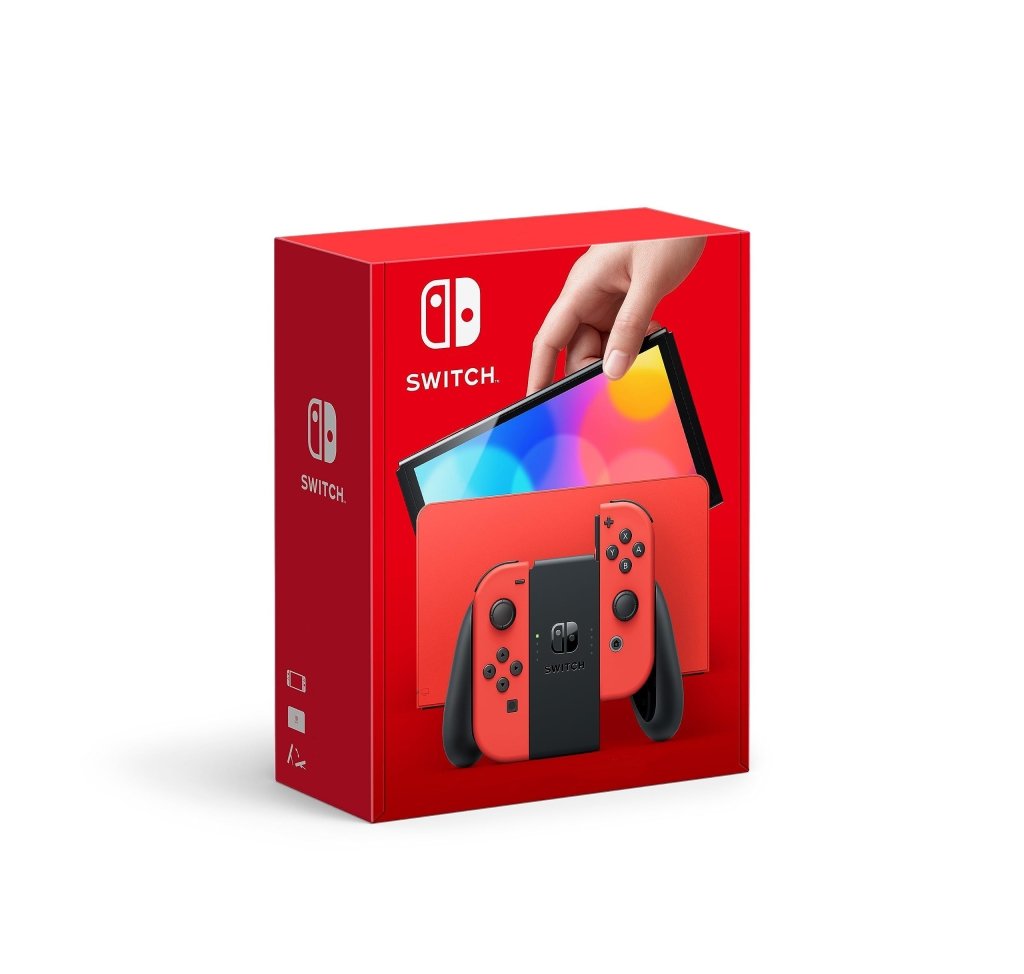 Switch - OLED Model: Mario Red Edition - Wigtrends