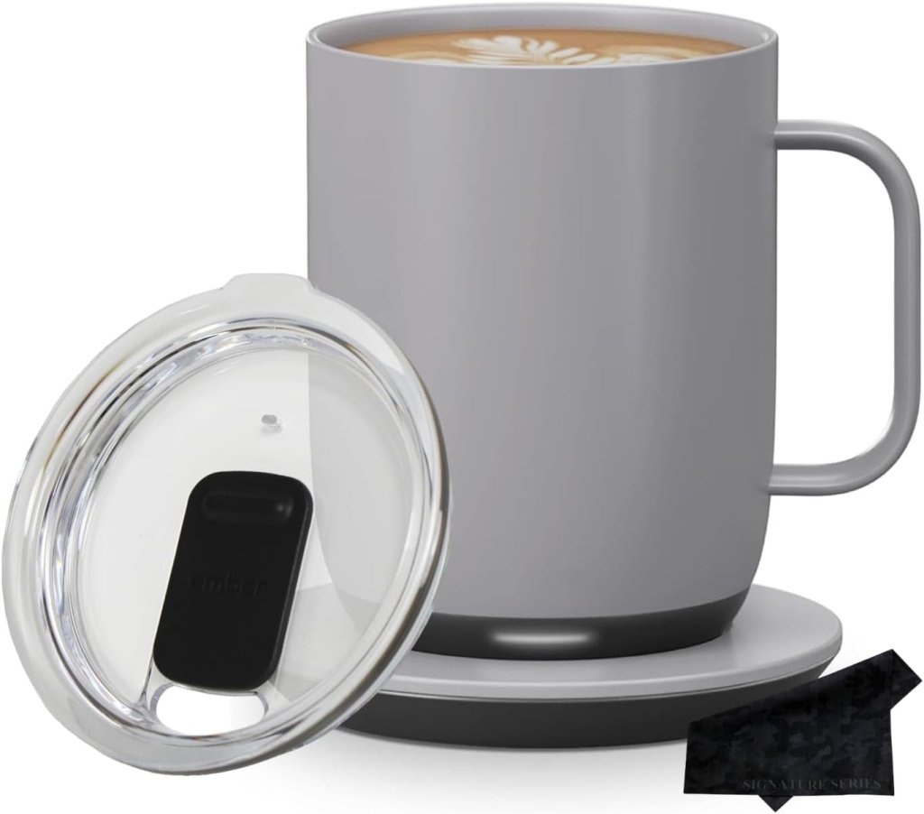 Temperature Control Smart Mug 2, 14 oz | App Controlled Heated Coffee Cup - Wigtrends