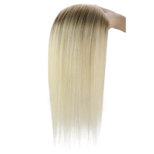 Topper For Women Human Hair Pieces 5"*5" Base Straight Wigs Hair Piece - Wigtrends