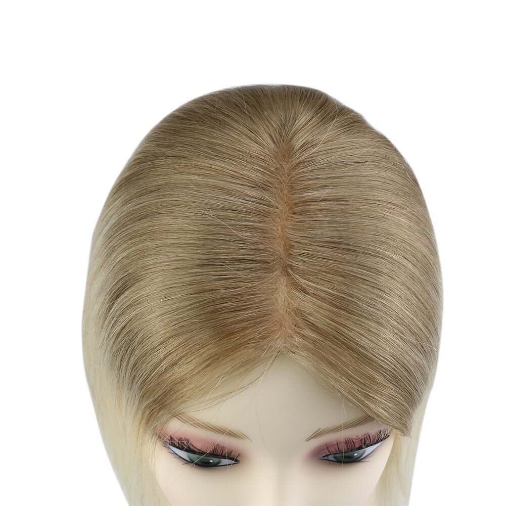 Topper For Women Human Hair Pieces 5"*5" Base Straight Wigs Hair Piece - Wigtrends