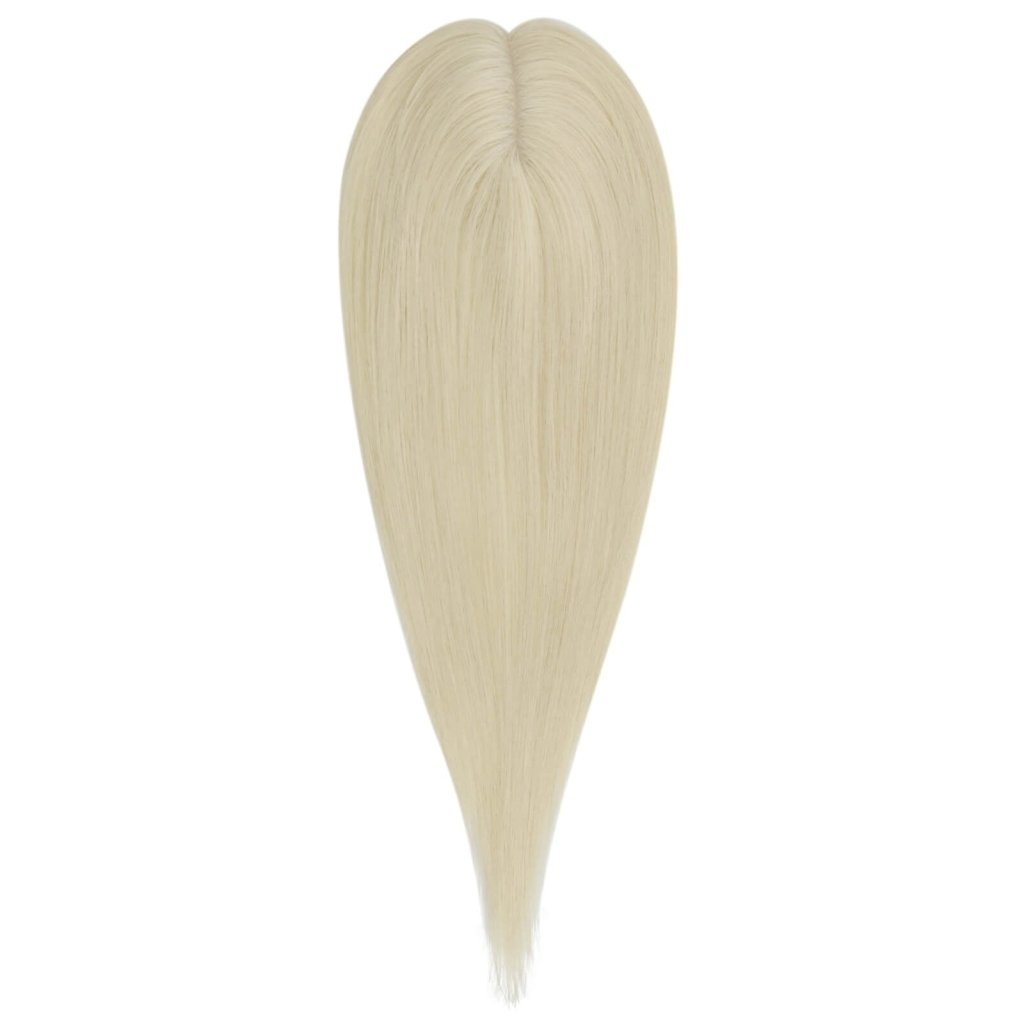 Topper Hair Pieces Virgin Human Hair Platinum Blonde Wigs Hair Piece - Wigtrends