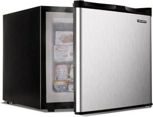 Upright freezer, 3.0Cubic Feet, Single Door Compact Mini Freezer with Reversible Door Small freezer for Home/Dorms/Apartment/Office - Wigtrends