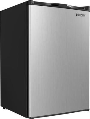 Upright freezer, 3.0Cubic Feet, Single Door Compact Mini Freezer with Reversible Door Small freezer for Home/Dorms/Apartment/Office - Wigtrends