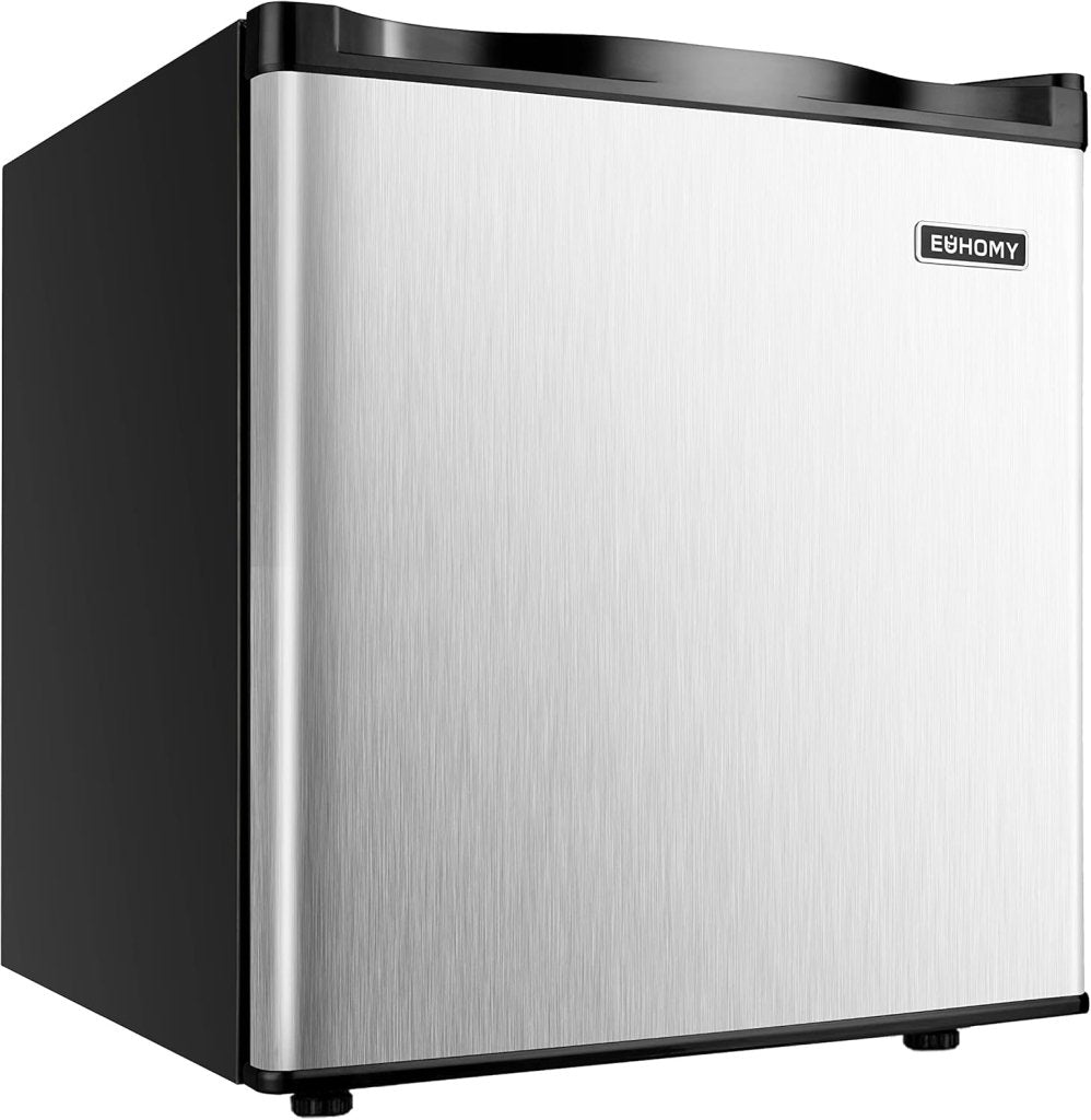 Upright freezer, 3.0Cubic Feet, Single Door Compact Mini Freezer with Reversible Door Small freezer for Home/Dorms/Apartment/Office - Wigtrends