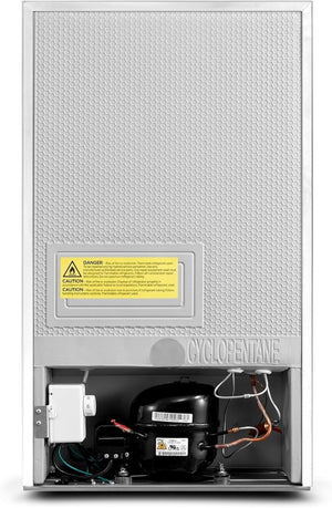Upright Freezer Large Black 3.0 Cubic Feet - Wigtrends
