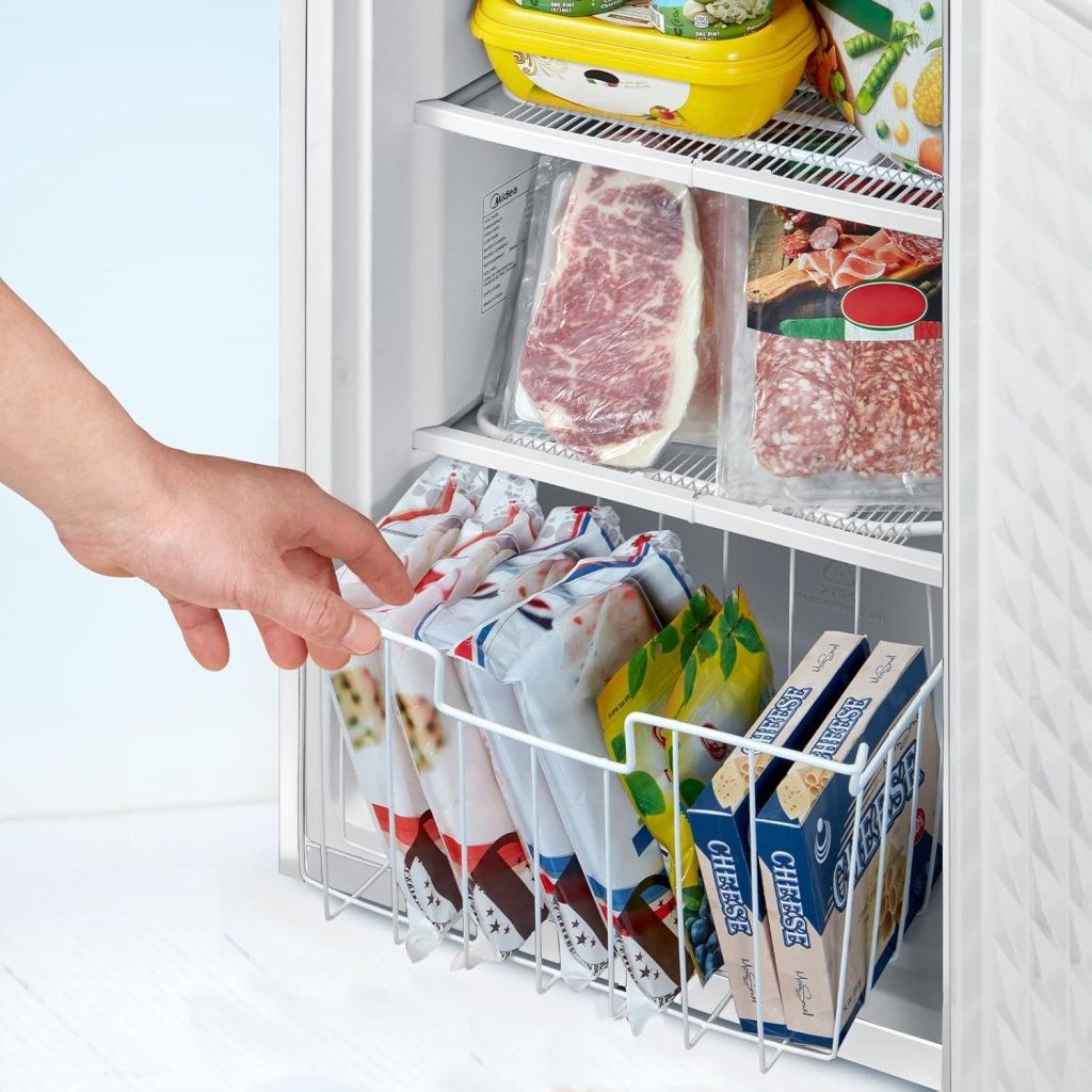 Upright Freezer Large Black 3.0 Cubic Feet - Wigtrends