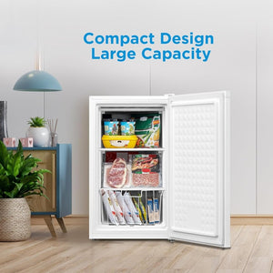 Upright Freezer Large Black 3.0 Cubic Feet - Wigtrends