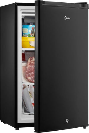 Upright Freezer Large Black 3.0 Cubic Feet - Wigtrends