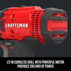 V20 MAX Cordless Drill and Impact Driver, Power Tool Combo Kit with 2 Batteries and Charger (CMCK200C2AM) - Wigtrends