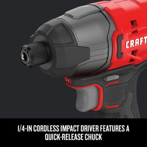 V20 MAX Cordless Drill and Impact Driver, Power Tool Combo Kit with 2 Batteries and Charger (CMCK200C2AM) - Wigtrends
