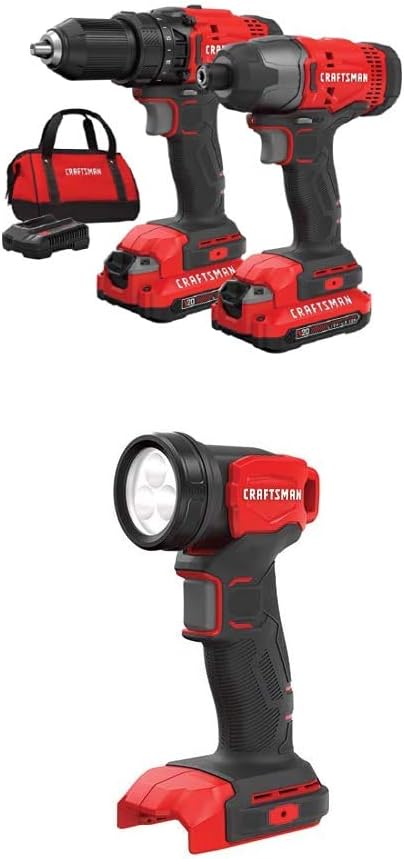 V20 MAX Cordless Drill and Impact Driver, Power Tool Combo Kit with 2 Batteries and Charger (CMCK200C2AM) - Wigtrends