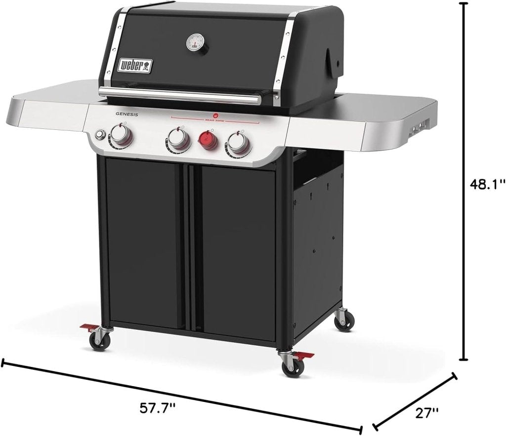 Weber Genesis E - 325 Liquid Propane, Black - Wigtrends
