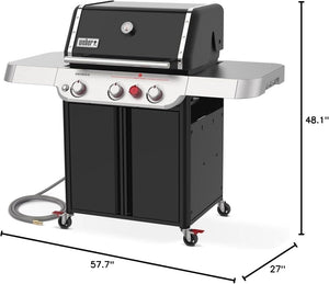 Weber Genesis E - 325 Liquid Propane, Black - Wigtrends