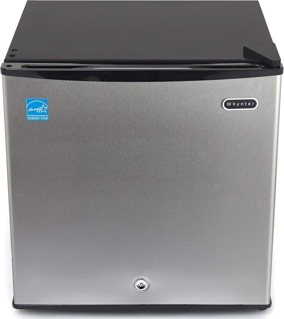 Whynter CUF - 112SS Mini, Energy Star Rated Small Upright Freezer with Lock, Stainless Steel - 1.1 Cubic Feet - Wigtrends
