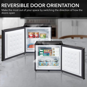Whynter CUF - 112SS Mini, Energy Star Rated Small Upright Freezer with Lock, Stainless Steel - 1.1 Cubic Feet - Wigtrends